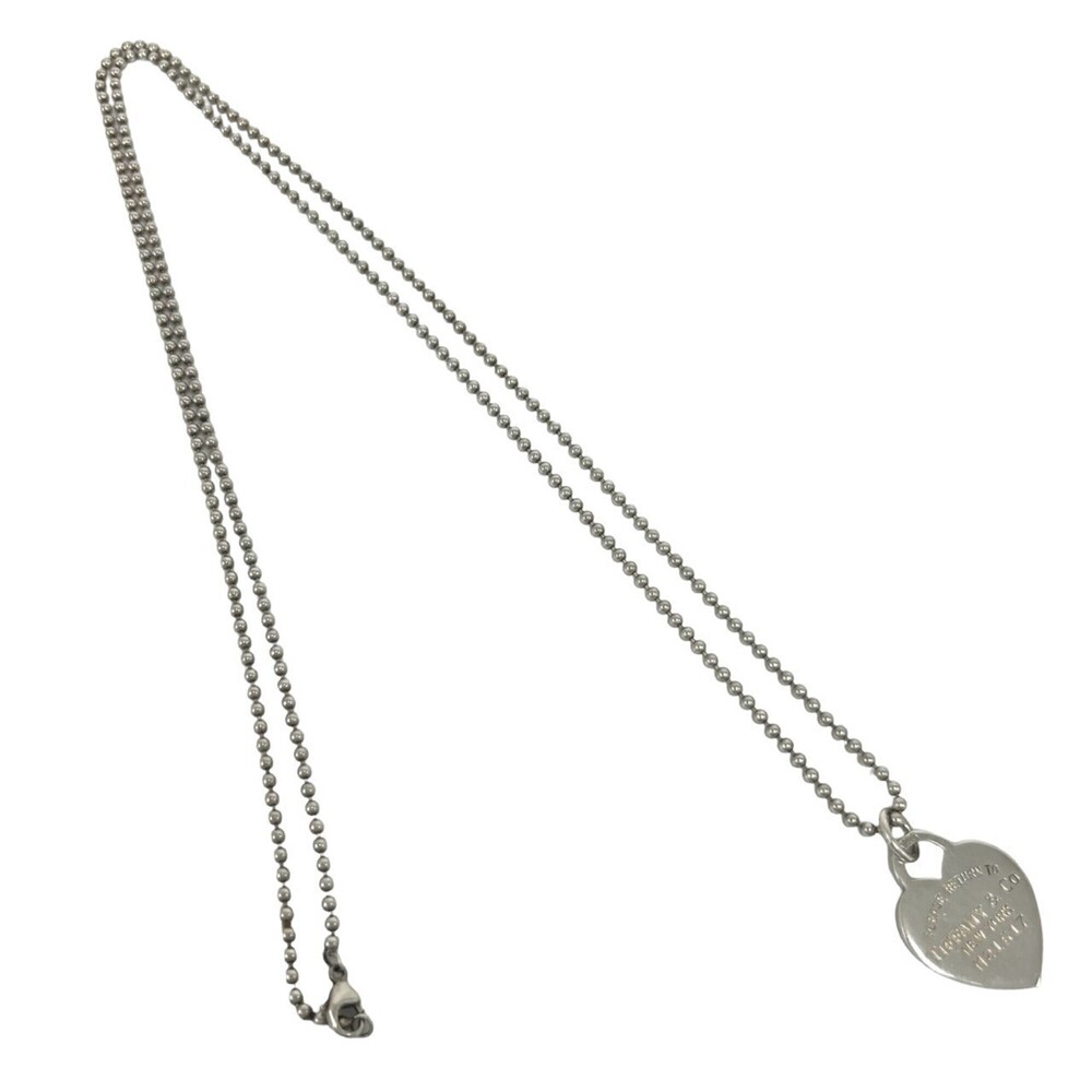 TIFFANY & CO. Silver Heart Necklace